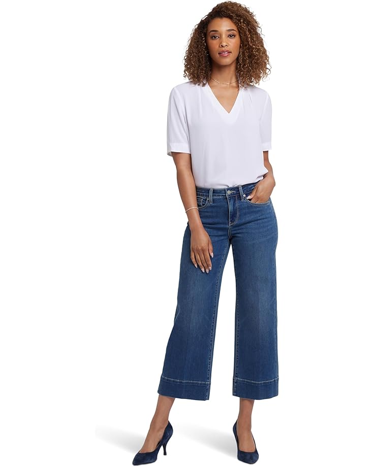 

Джинсы NYDJ Teresa Wide Leg Ankle Jeans in Valencia Surf, цвет Valencia Surf