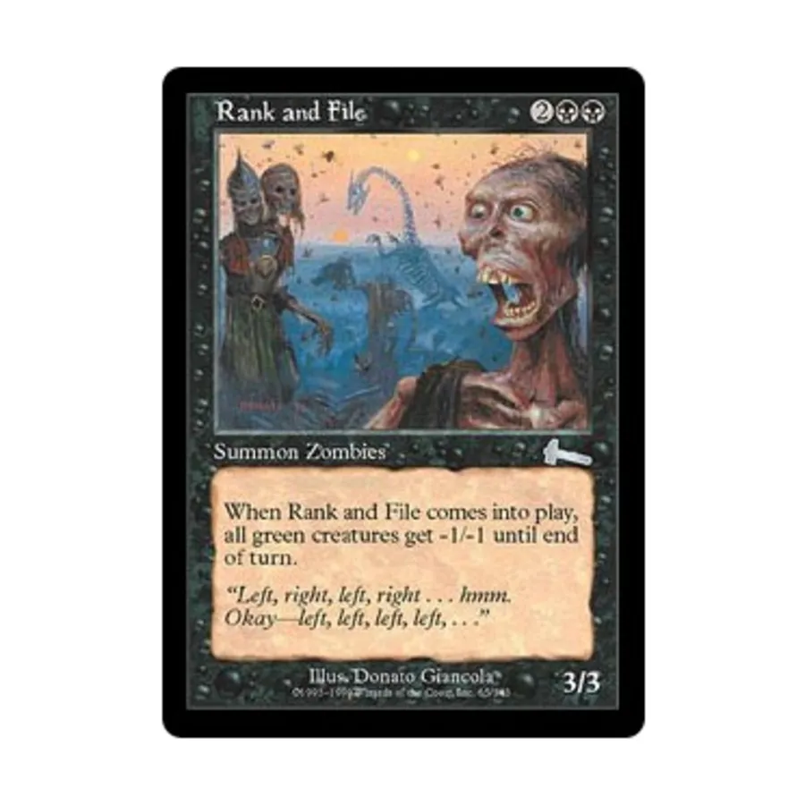 

CCG Ранг и файл (U), MTG - Urza's Legacy