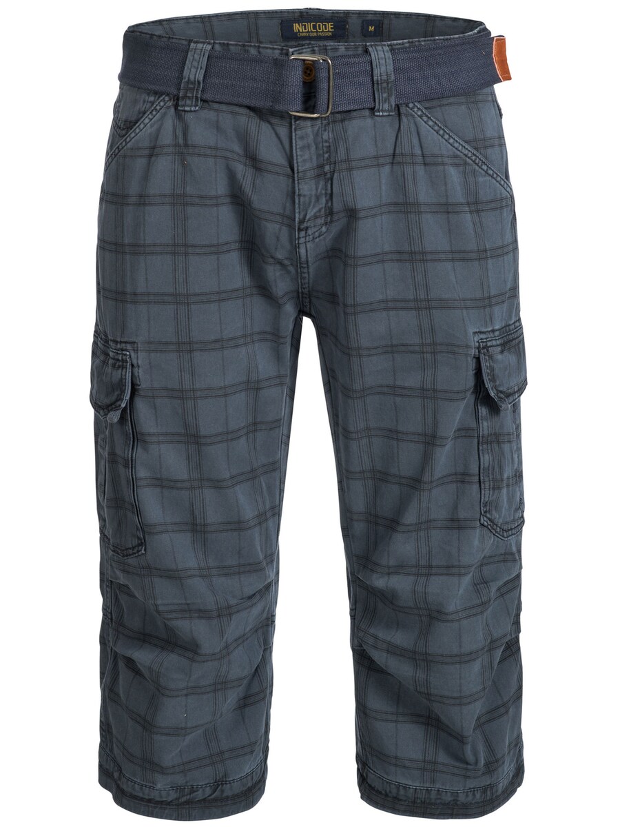

Шорты-карго INDICODE JEANS Regular Cargo Pants 70-175 Nicolas Check, темно-синий