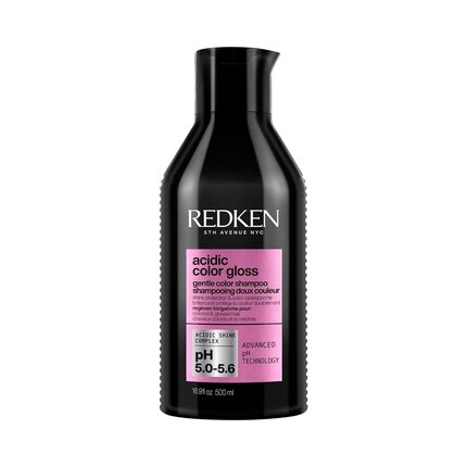 

Питательный шампунь Redken для очищения и защиты цвета окрашенных волос, яркость цвета до 32 мытья волос, с комплексом для блеска и формулой для балансировки pH, шампунь Acidic Color Gloss, 500 мл
