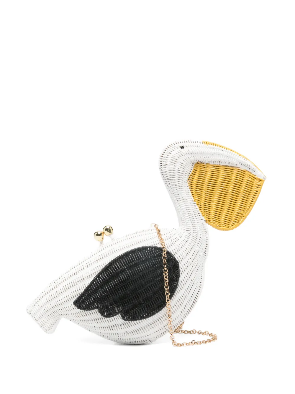 

Клатч на цепочке Pelican Serpui, белый