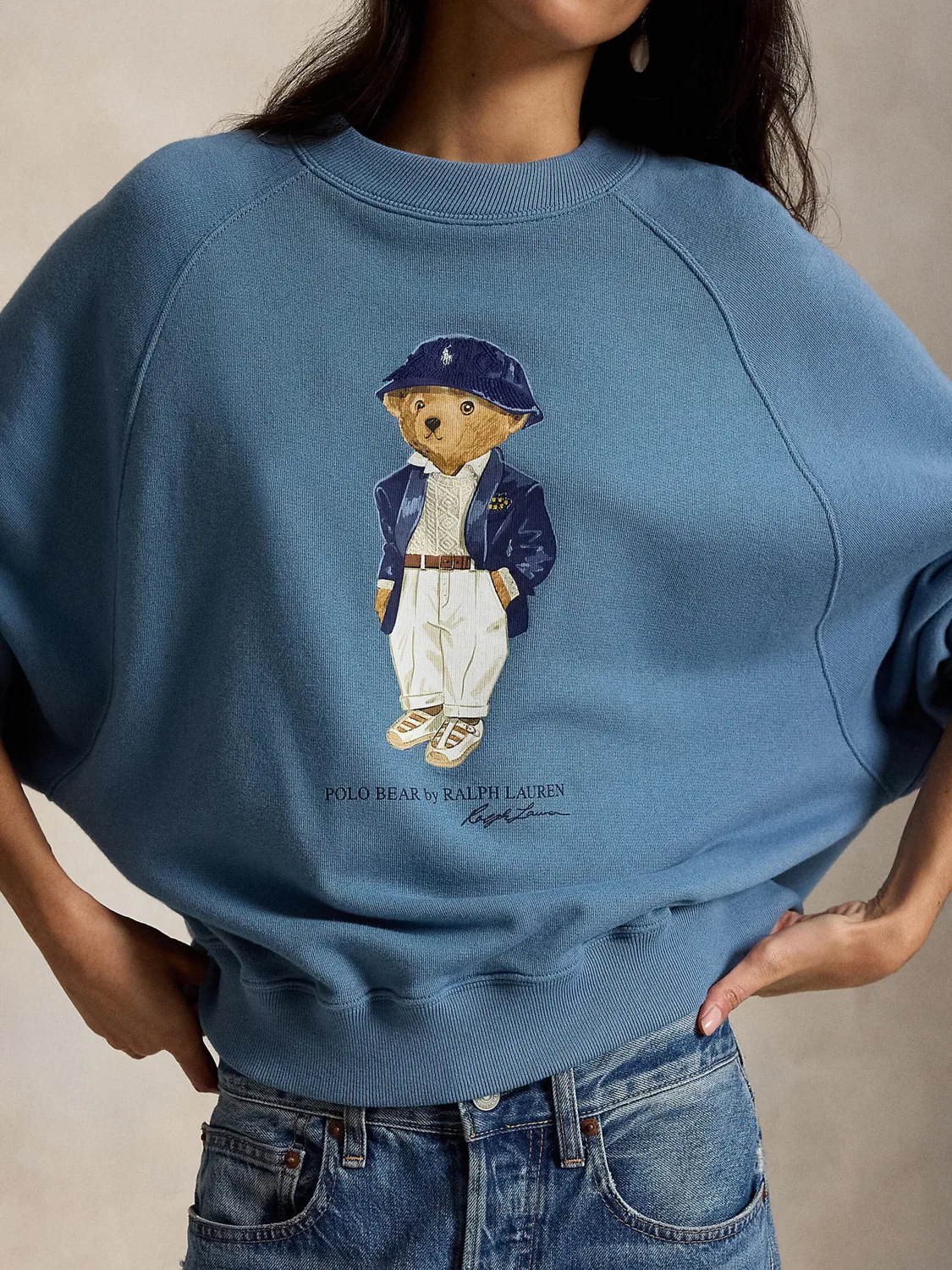 Толстовка Polo Ralph Lauren ISLAND FLC синего и темно-синего цвета — фото 2