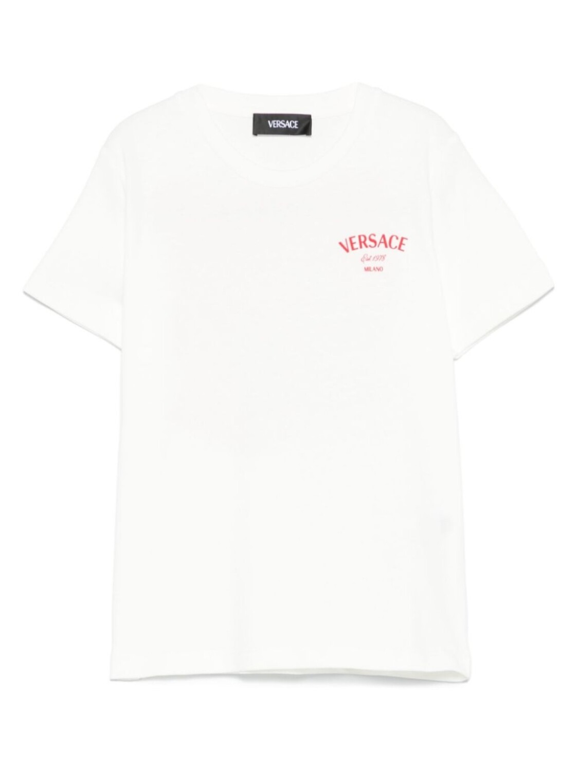 

Футболка с логотипом Versace Kids, нейтральный цвет