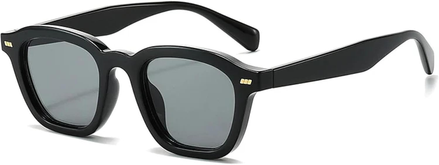 

Солнцезащитные очки с защитой от УФ-излучения UV400 | Женские, темно-зеленые, мужские, с заклепками, в стиле панк, матовые, для занятий спортом на открытом воздухе и вождения DSVIGF, Black Gray