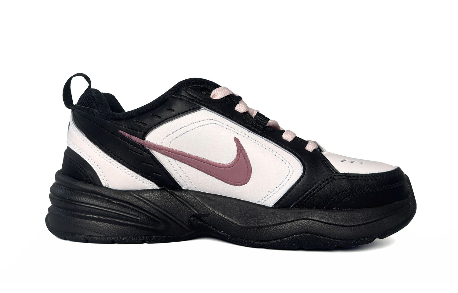 

Кроссовки Nike Air Monarch 4 Chunky Sneakers Women's Low-top Black, черный/розовый