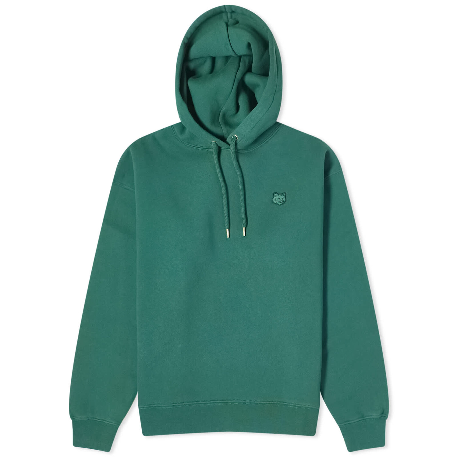 

Худи Maison Kitsune Tonal Fox Head Patch Comfort, цвет Bottle Green