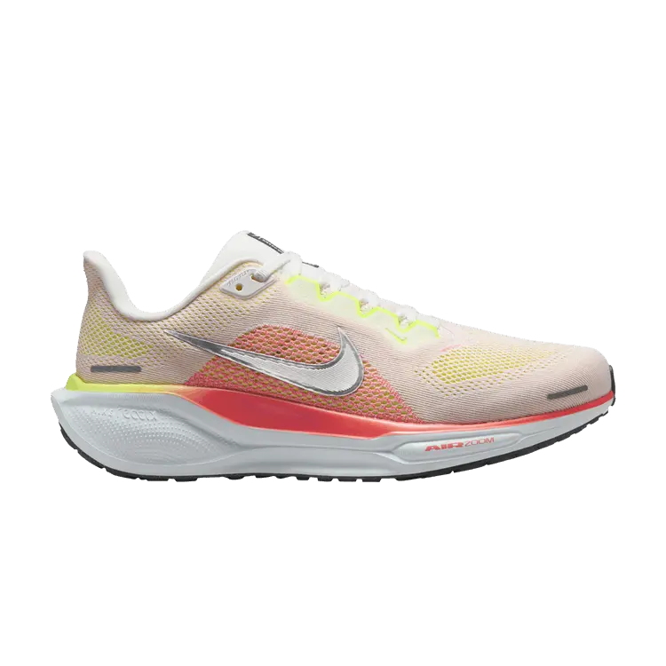 Кроссовки Wmns Air Zoom Pegasus 41 Extra Wide 'Summit White Crimson', кремовый