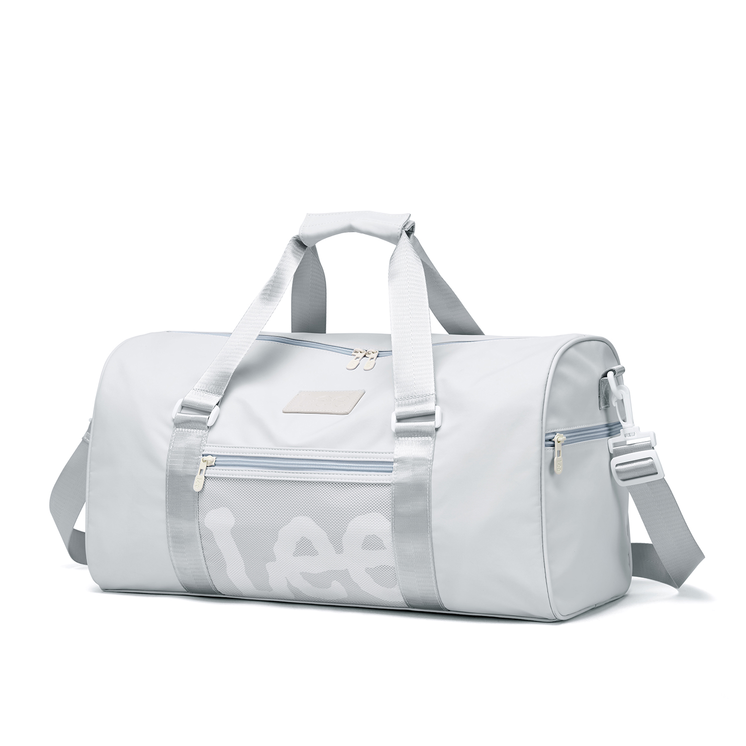 

Lee Тканевая дорожная сумка унисекс Морская соль Серый/Таро Фиолетовый, Sea Salt Gray Luggage with Shoe Compartment