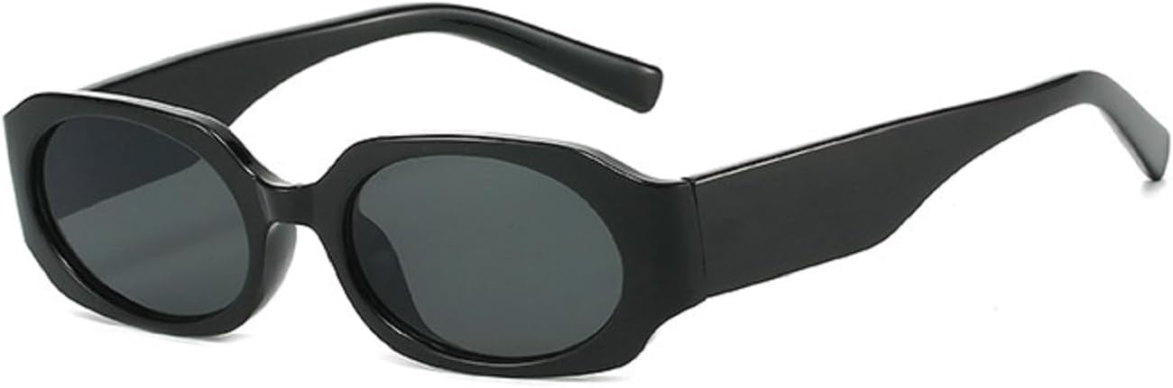 

Модные маленькие квадратные женские солнцезащитные очки в стиле ретро с заклепками, мужские сине-зеленые солнцезащитные очки с защитой от УФ-излучения UV400 279 Melrose, Black