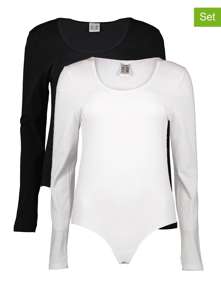 

Боди Vivance, черный/белый