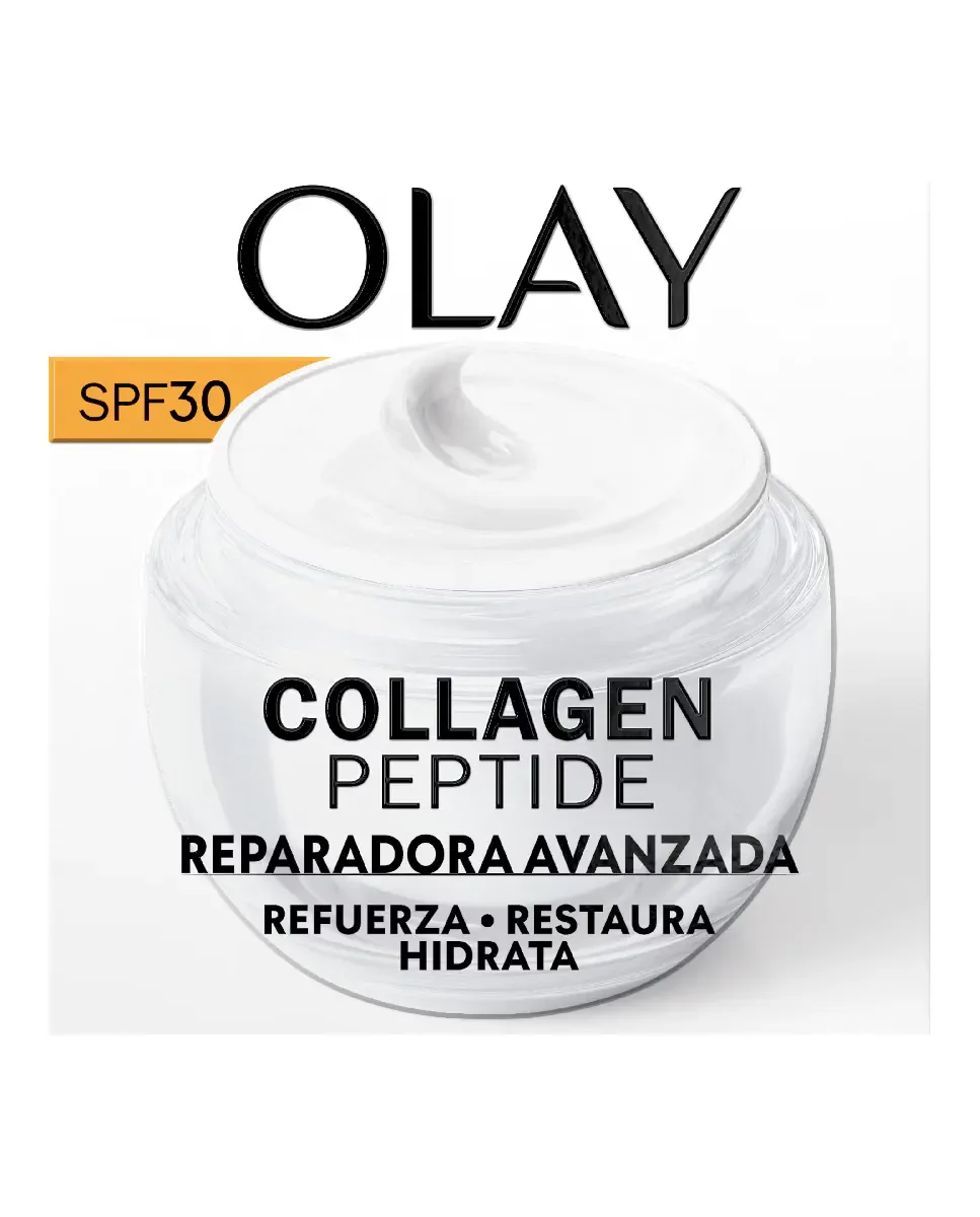 Крем для лица Olay — Дневной увлажняющий с пептидами коллагена, 50 мл — фото 3