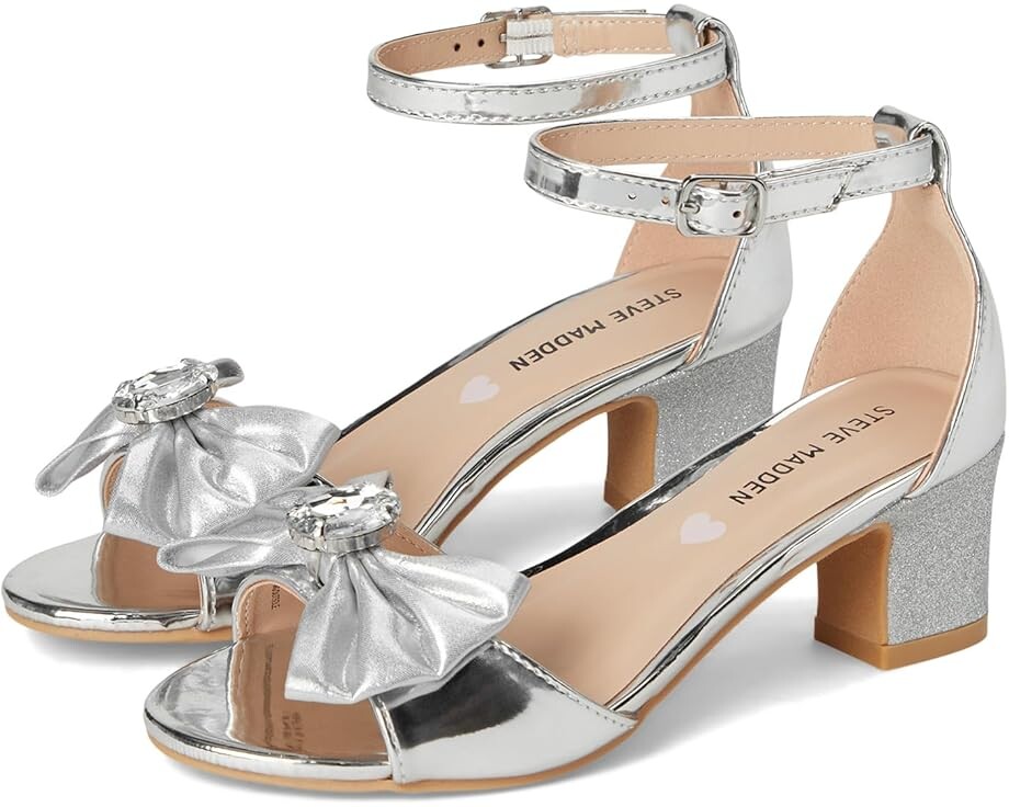 

Туфли Steve Madden Kids Clair, серебряный