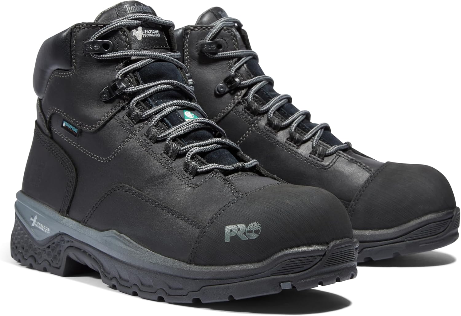Timberland PRO мужские Bosshog 6 дюймовые рабочие ботинки с композитным защитным носком и водонепроницаемостью, Black — фото 2