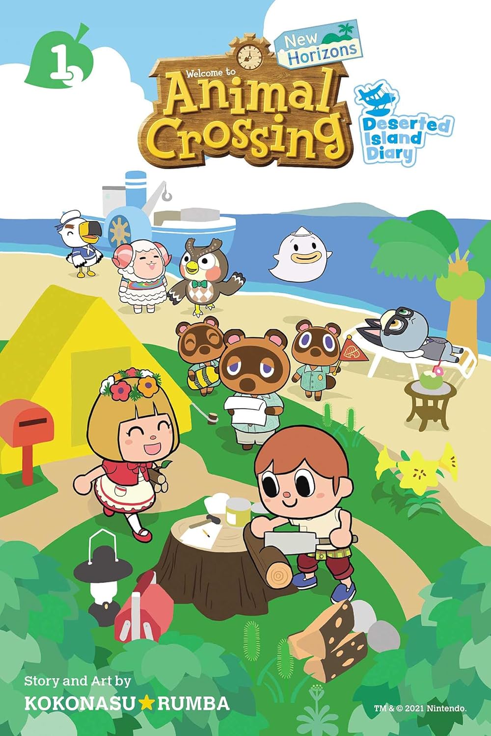 

Animal Crossing: New Horizons, Vol. 1: Deserted Island Diary (VIZ Media - Children's)