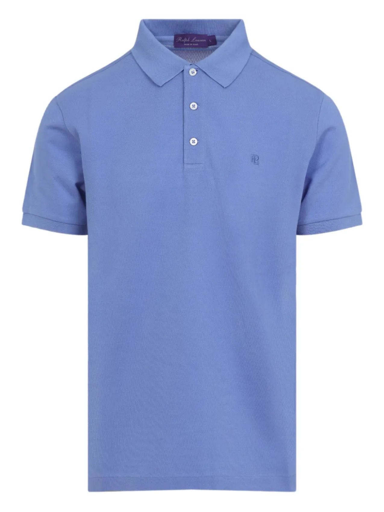 

Рубашка поло из хлопка с вышивкой Ralph Lauren Purple Label, синий