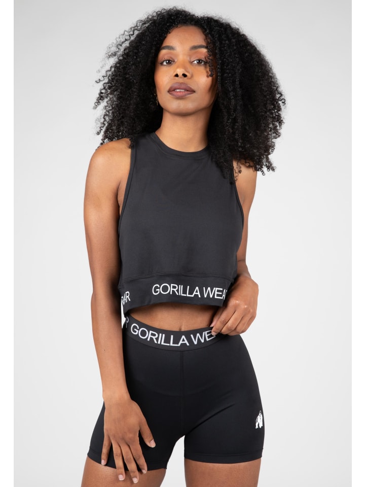 

Функциональная рубашка Gorilla Wear Colby Cropped Tank Top - Schwarz