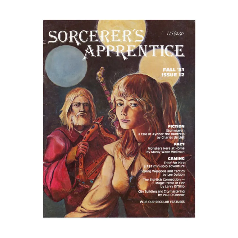 

Журнал #12 "Thief For Hire Solo Adventure", Sorcerer's Apprentice Magazine