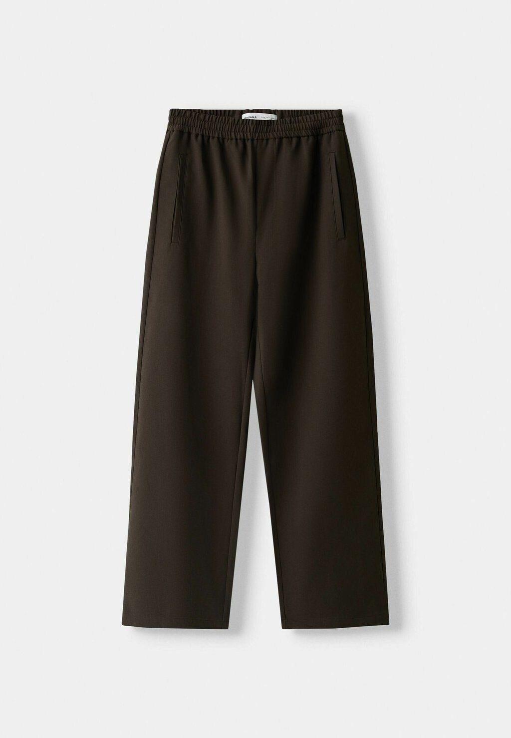 

Тканевые брюки TAILORED Bershka, темно-коричневый