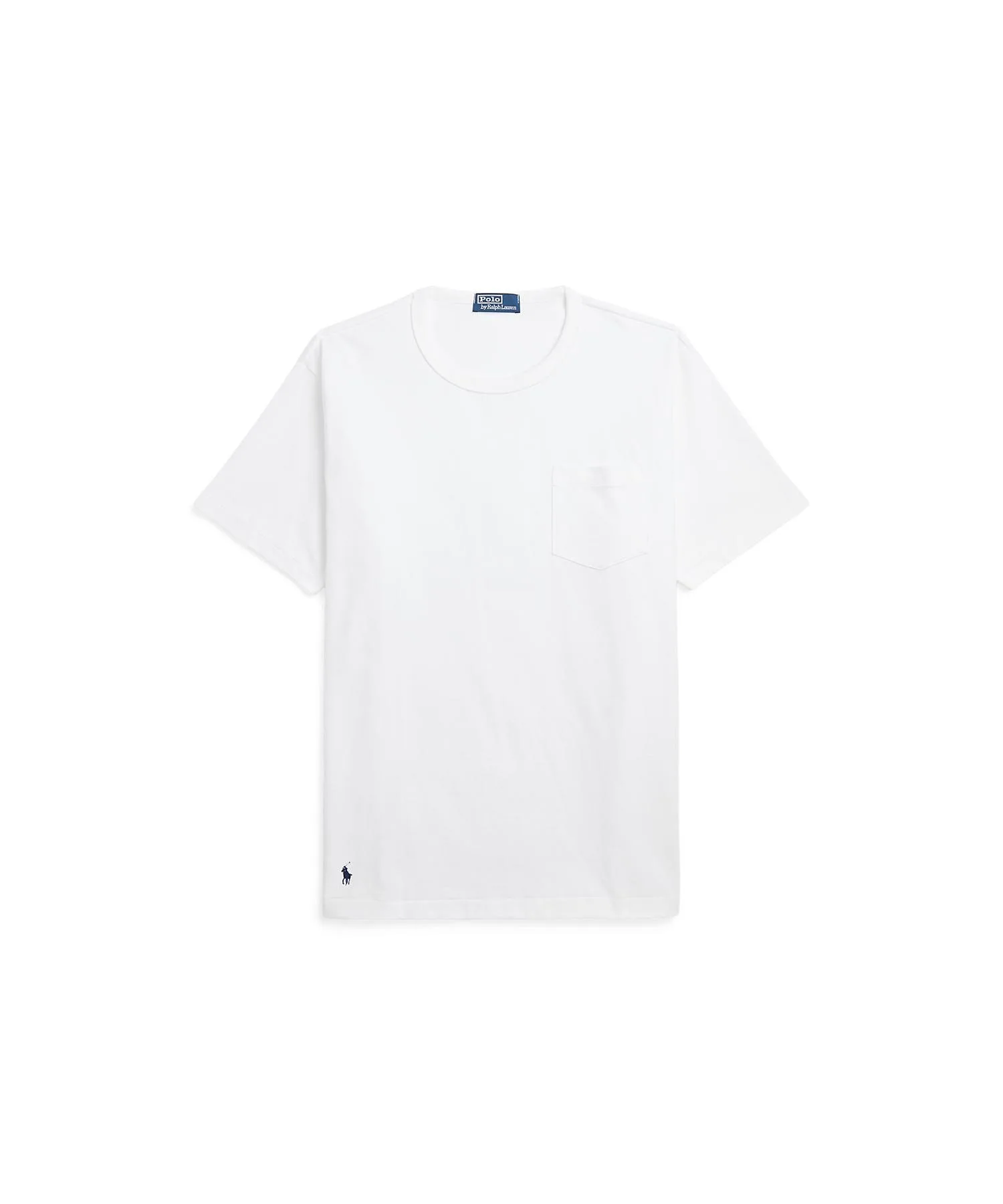 Футболка большого размера с карманом из джерси Polo Ralph Lauren, 100 White