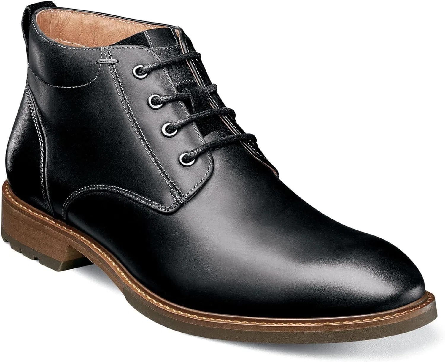 Мужские ботинки-чукка Florsheim Lodge с гладким носком, Black