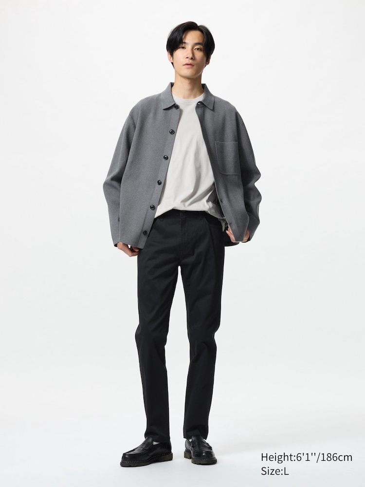 

Ультраэластичные узкие цветные джинсы Uniqlo, цвет 09 черный