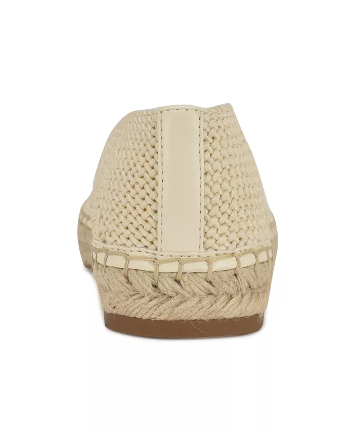 Женские эспадрильи Rorie Woven Slip-On на плоской подошве Nine West, слоновая кость/кремовый — фото 3