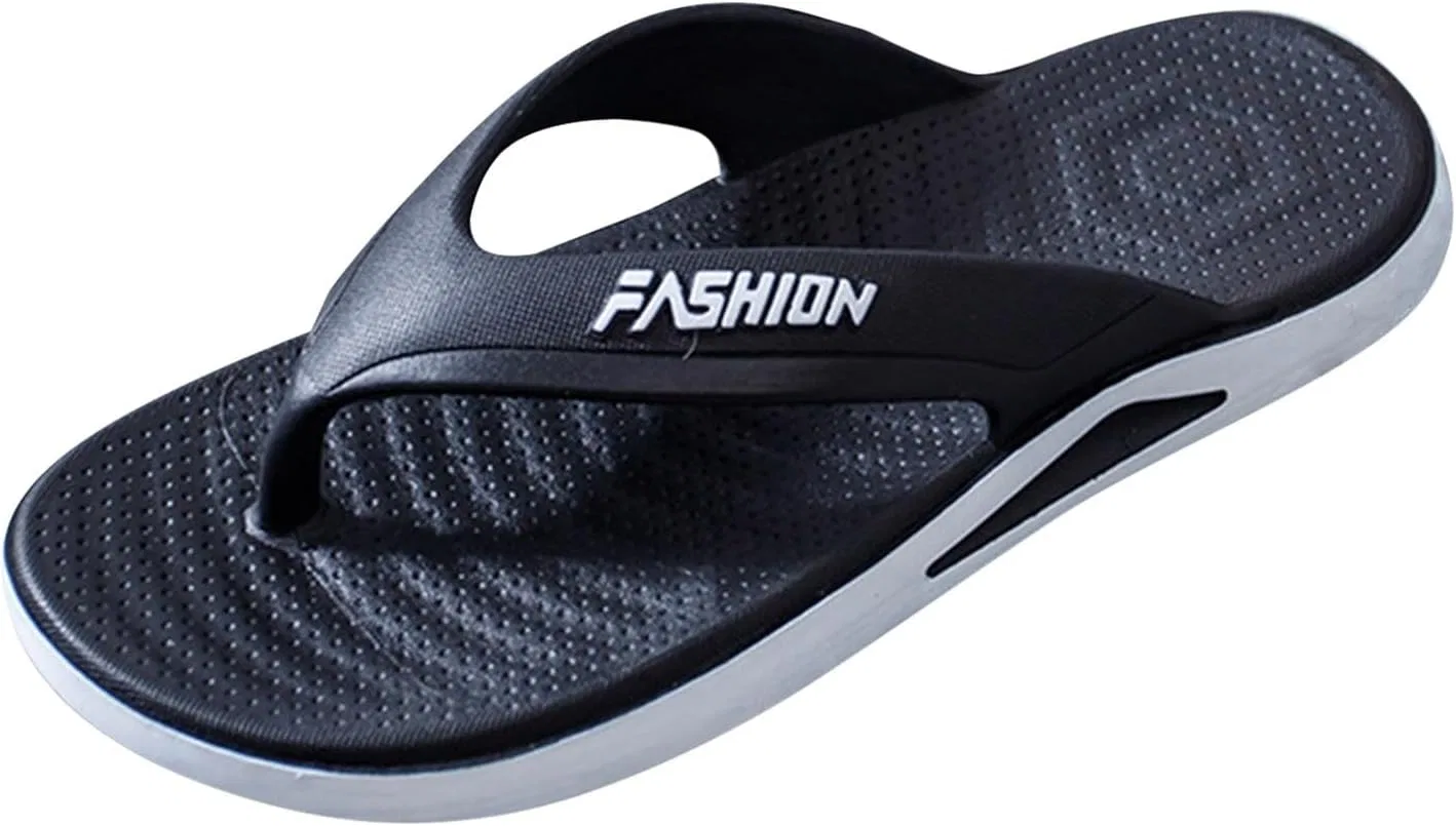 Generisch Вьетнамки Herren Zehentrenner Zehensandalen Sandalen Breite Füße Badelatschen Sommerschuhe Sommer Hausschuhe Badeschlappen Badepantoletten Вьетнамки, 011 Black