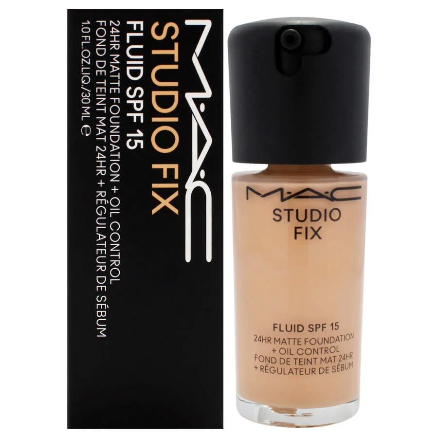 Тональный крем Mac Ladies Studio Fix Fluid SPF 15 24 часа матовый, 30 мл, оттенок NC27 Бежевый с нейтральным подтоном, косметика 773602643431