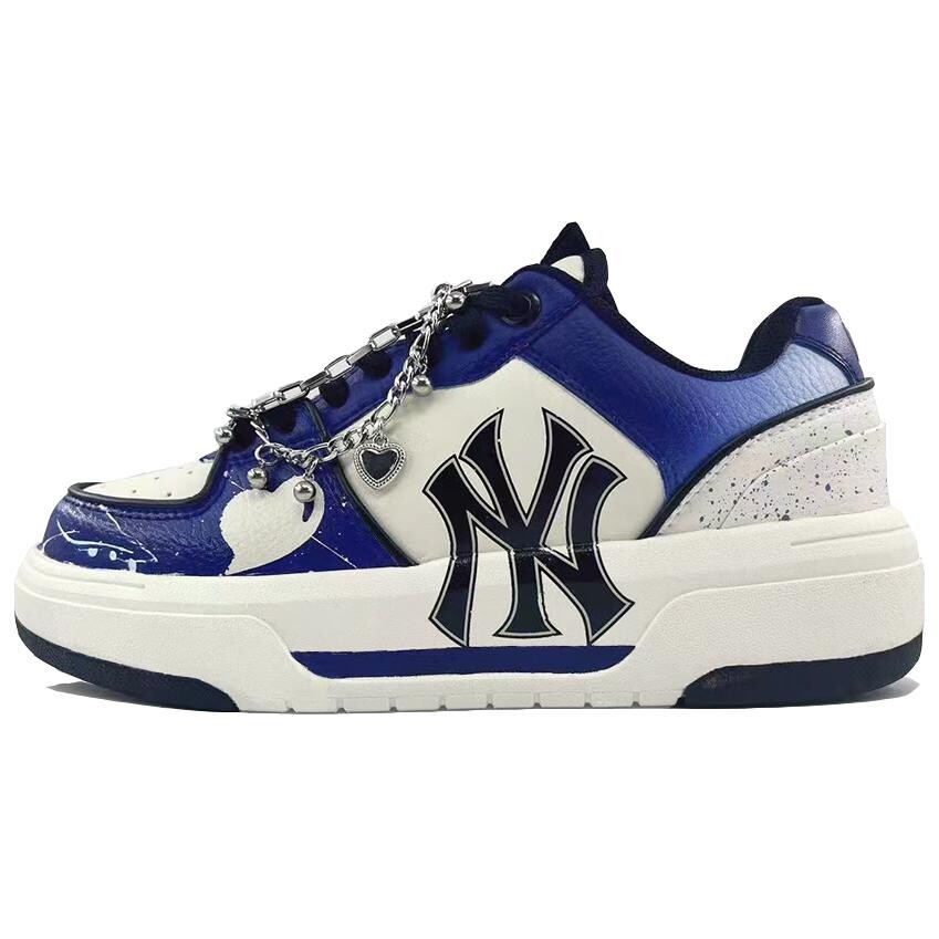 

Кроссовки MLB Chunky Liner Skateboarding Shoes Unisex Low-top White/blue, синий