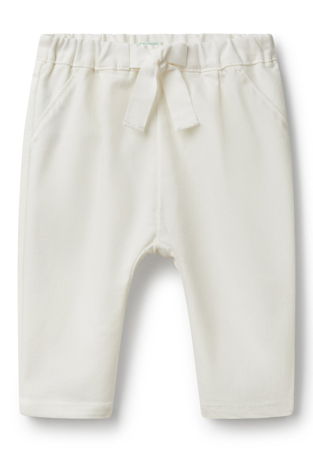 

Брюки STRETCH WITH DRAWSTRING United Colors of Benetton, белый
