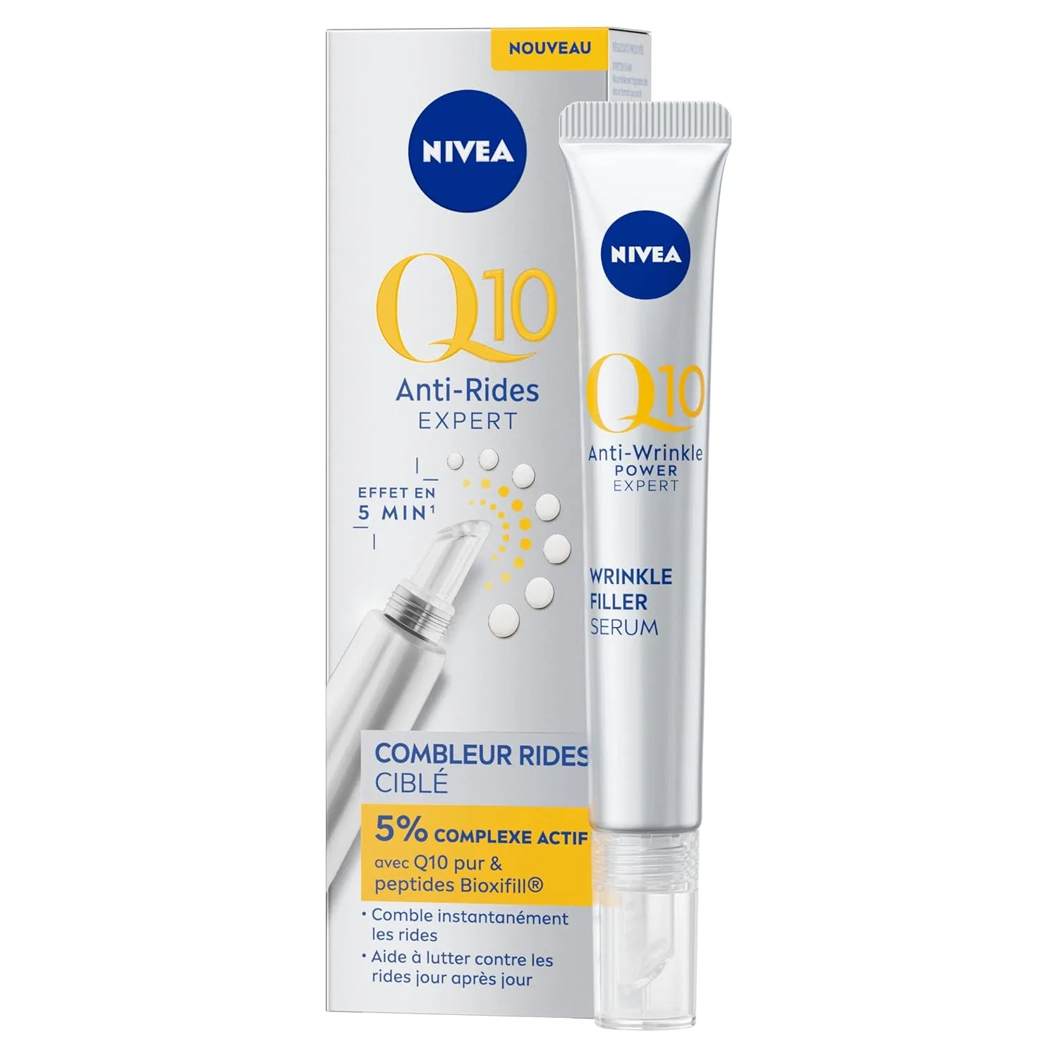 Сыворотка Nivea — Антивозрастная -филлер «Q10 Expert» от , White
