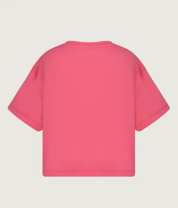 Футболка loose fit Patrizia Pepe, розовый — фото 2