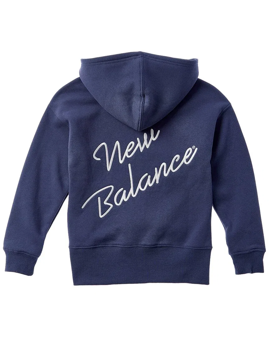 Толстовка на молнии из флиса New Balance, фиолетовый — фото 2