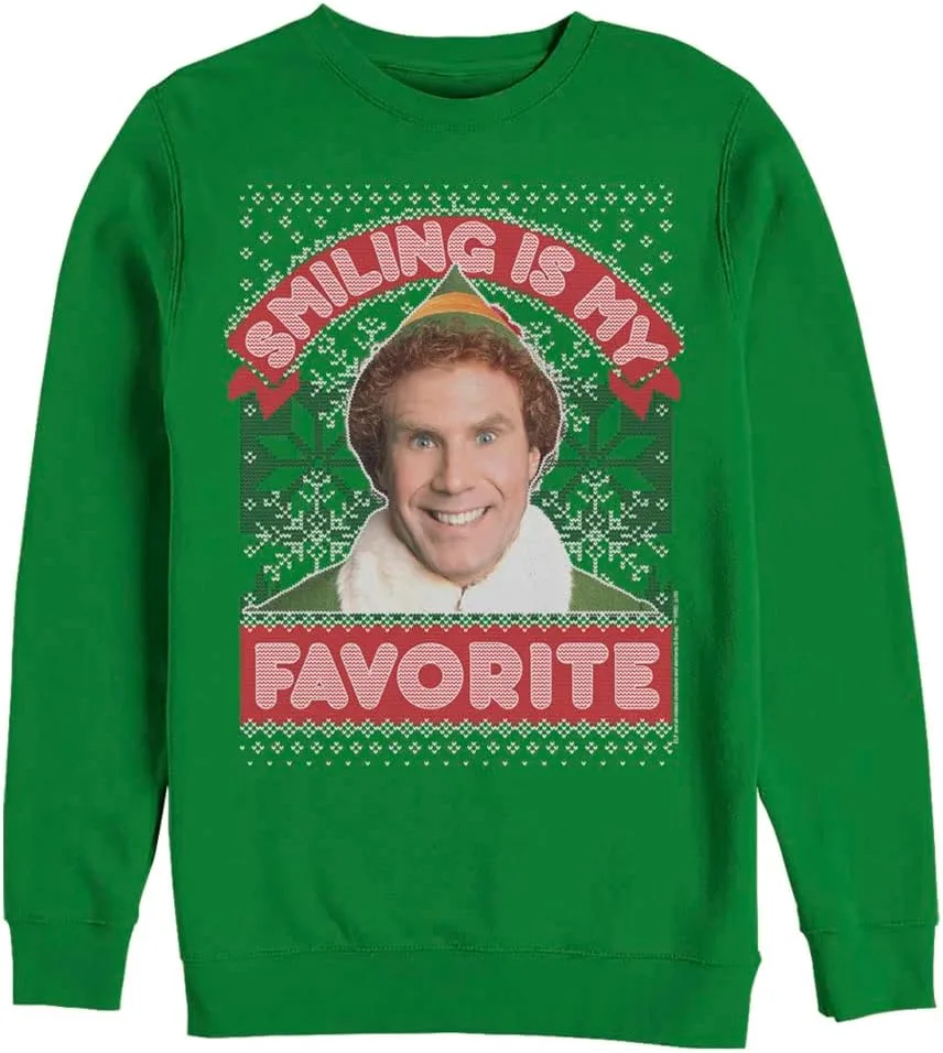 

Эльф мужской классический пуловер с круглым вырезом Elf