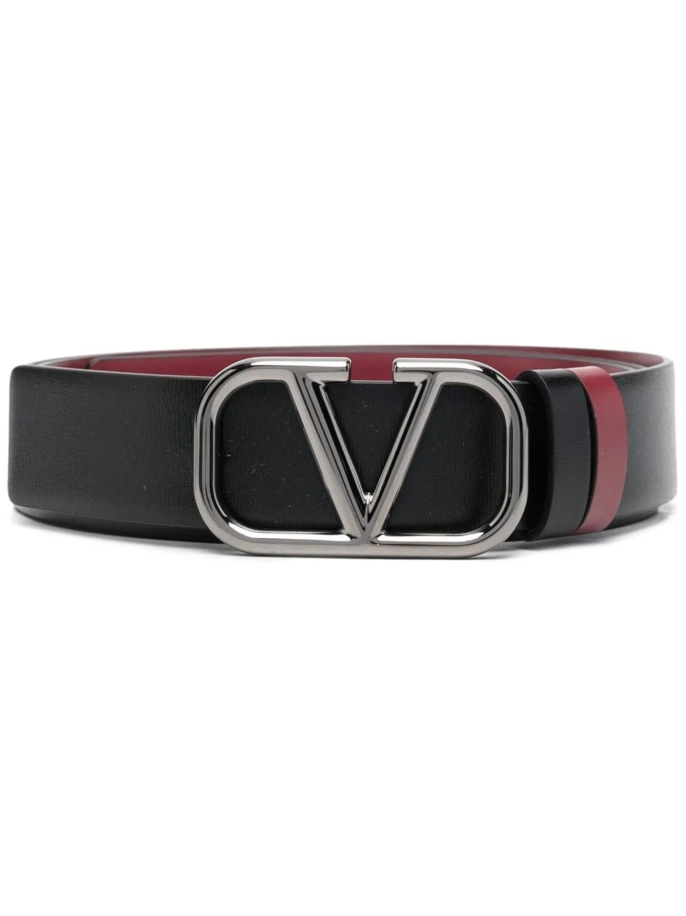 

Двусторонний ремень с логотипом VLogo VALENTINO GARAVANI, черный