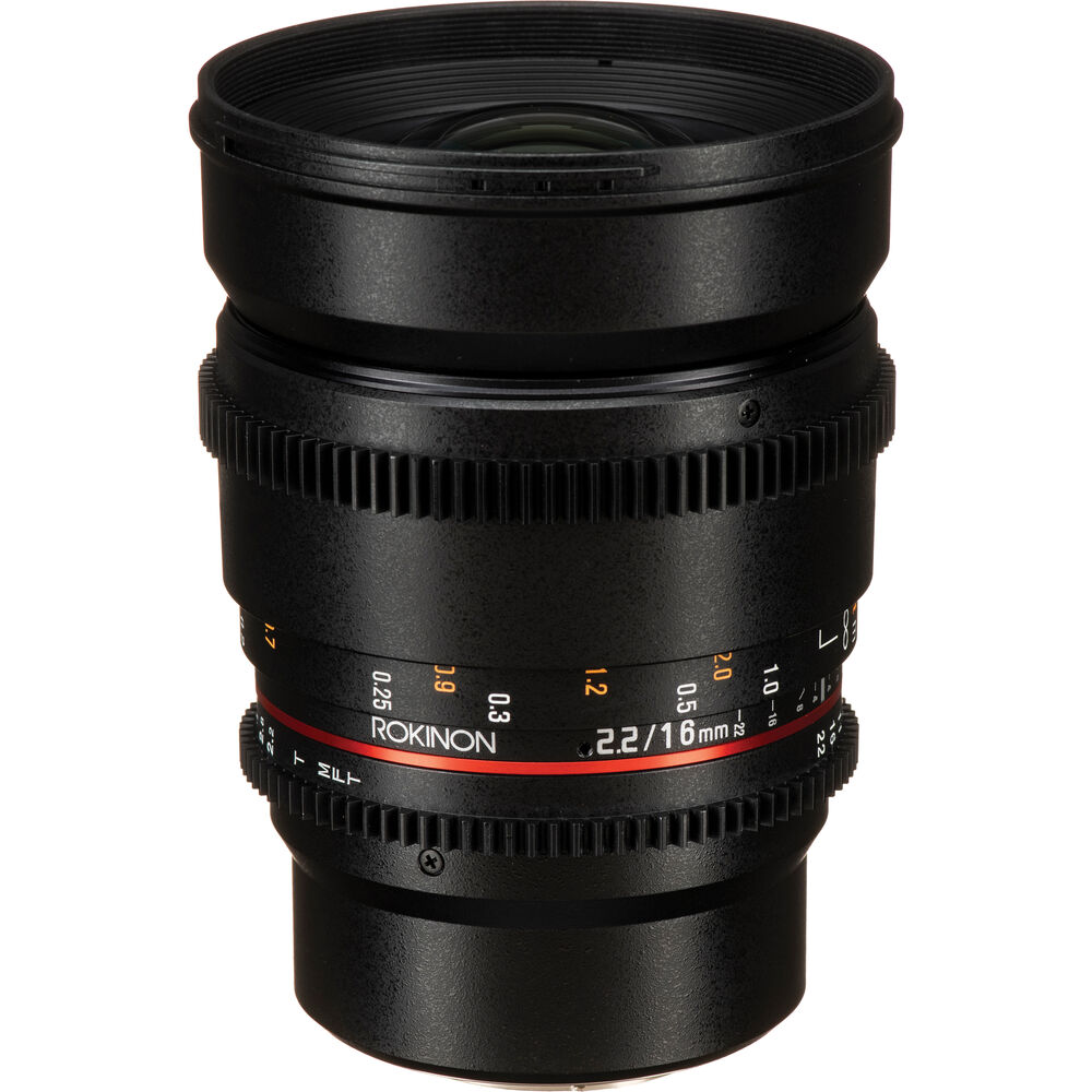 

Объектив Rokinon 16 мм T2.2 Cine DS для крепления Micro Four Thirds для APS-C