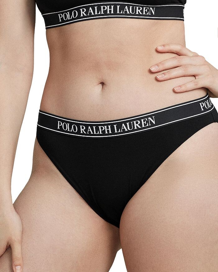 

Бикини с логотипом на поясе — 100% эксклюзив Polo Ralph Lauren