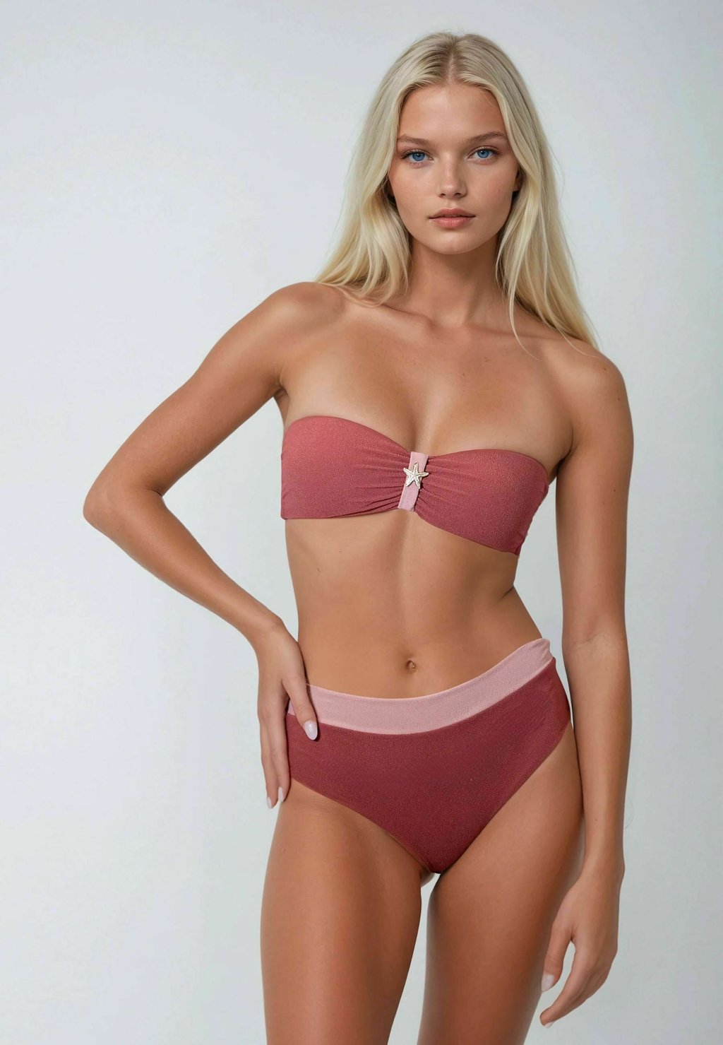 

Верх бикини FLAVIA VALENTINI]TH, коричневый