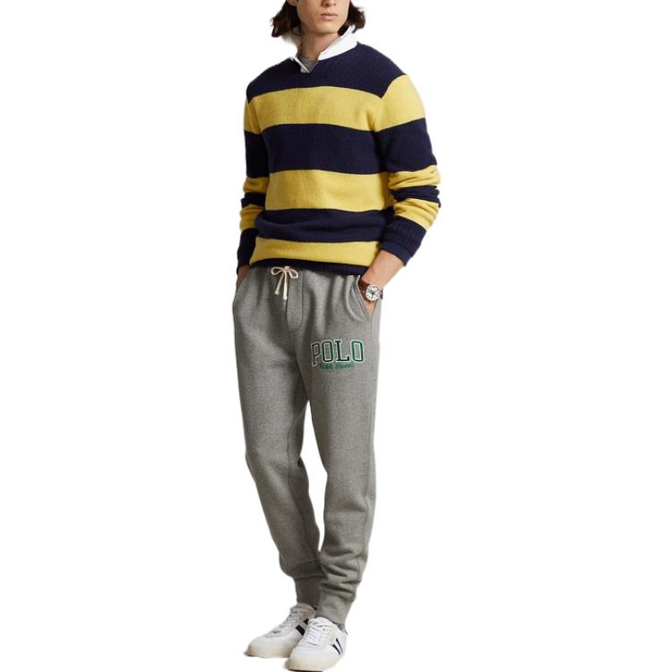 Спортивные штаны FW22 мужские Polo Ralph Lauren, серый — фото 4