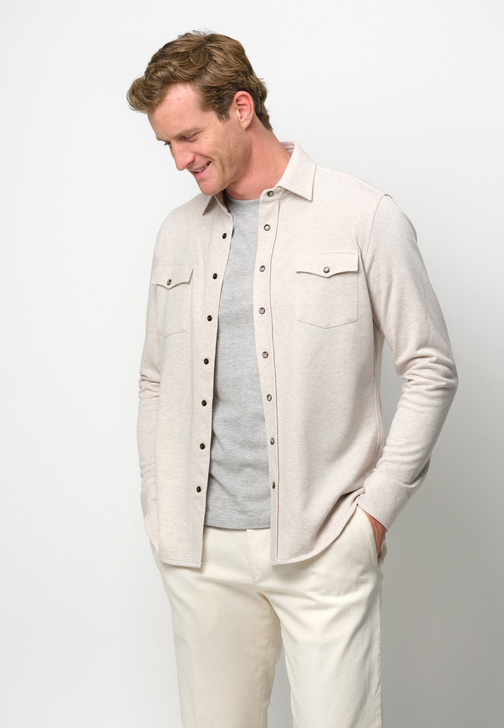 

Рубашка OVERSHIRT PROFUOMO, песочный