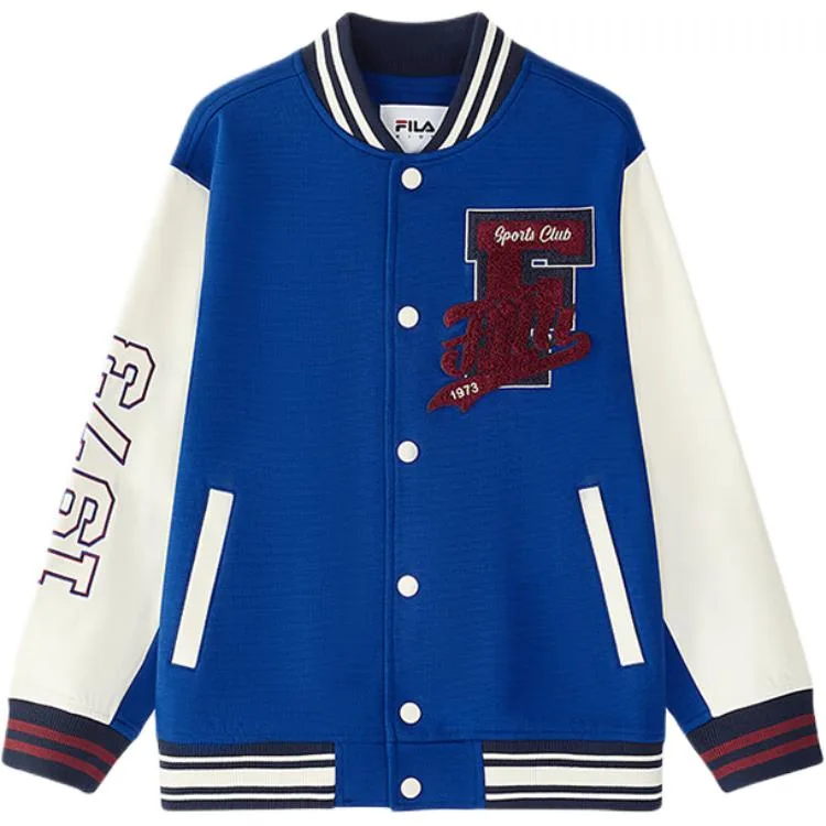 FILA KIDS Бейсбольная куртка премиум синяя для подростков
