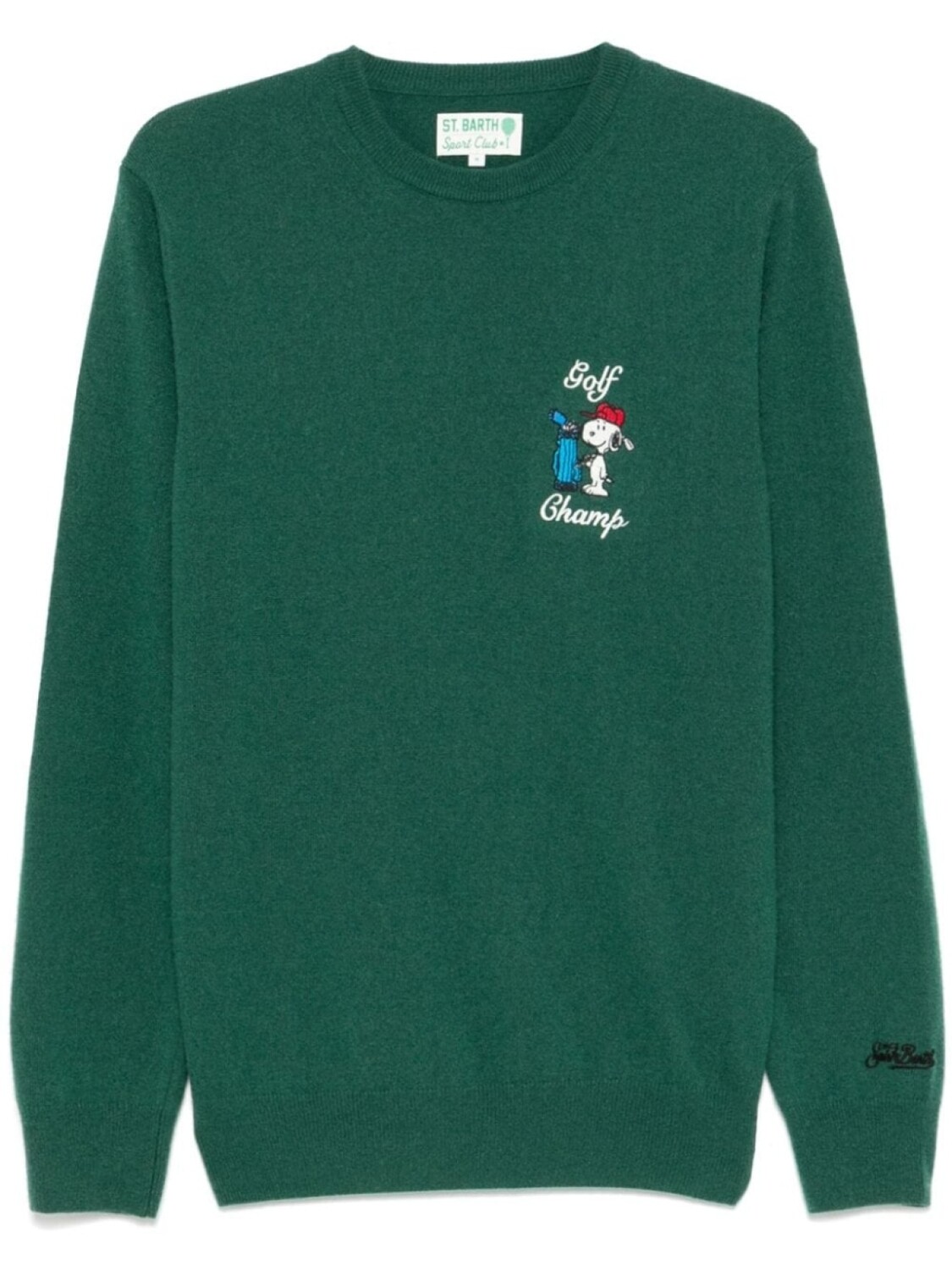 

Свитер Peanuts Heron MC2 Saint Barth, зеленый