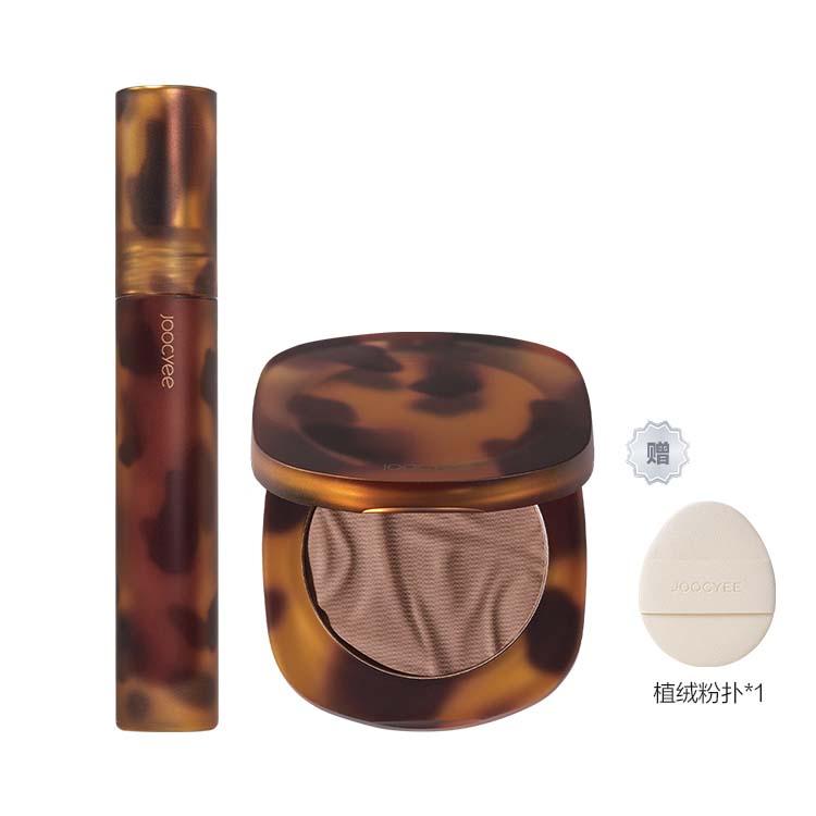 

Набор макияжа для сияния кожи жидкая помада и румяна Amber с бархатной матовой текстурой, легко растушевываются Joocyee