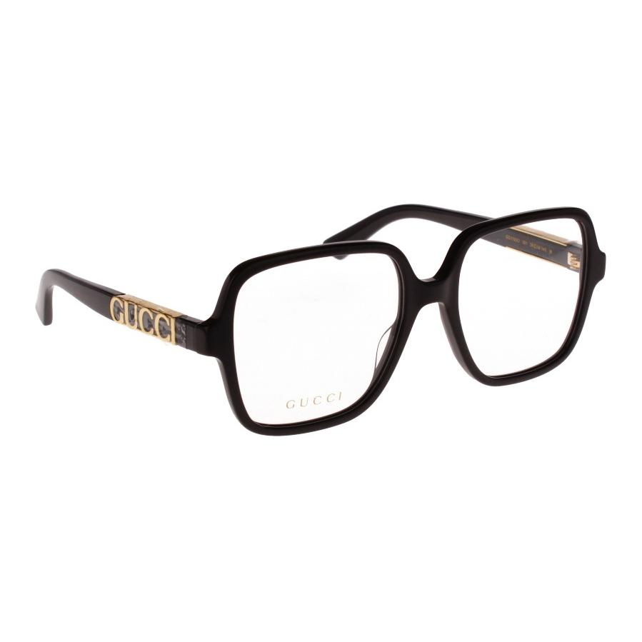 

GUCCI Ацетатные квадратные очки унисекс черные, Black