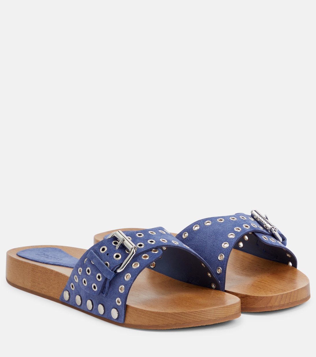 Сандалии из кожи с декором Jaso Isabel Marant, Faded Blue