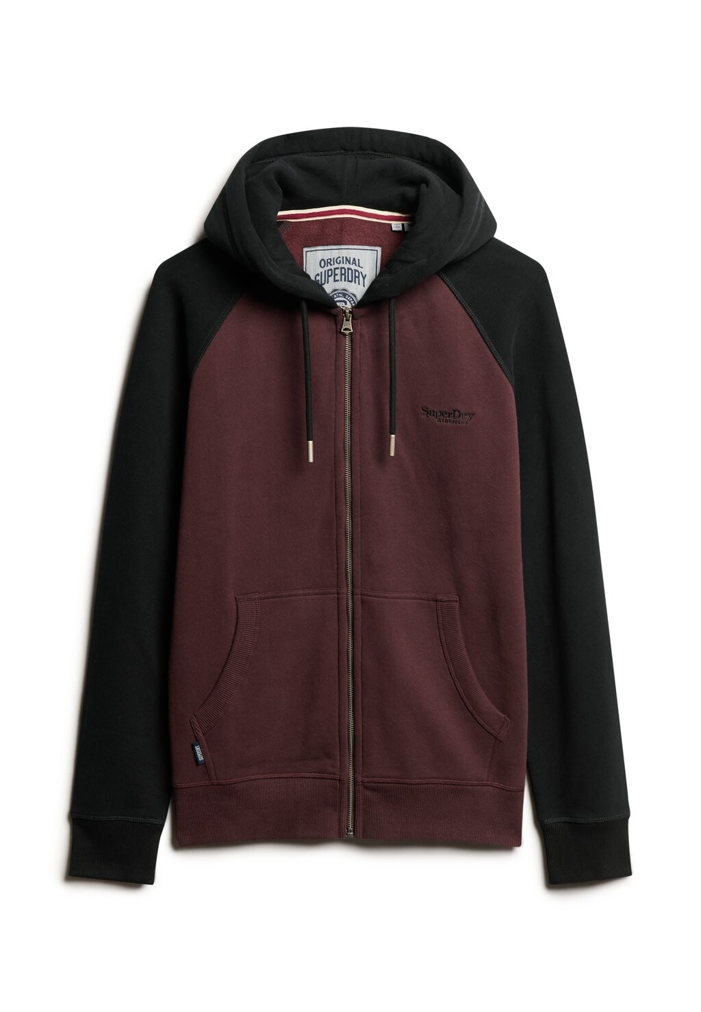 

Толстовка на молнии ESSENTIAL BASEBALL Superdry, черный