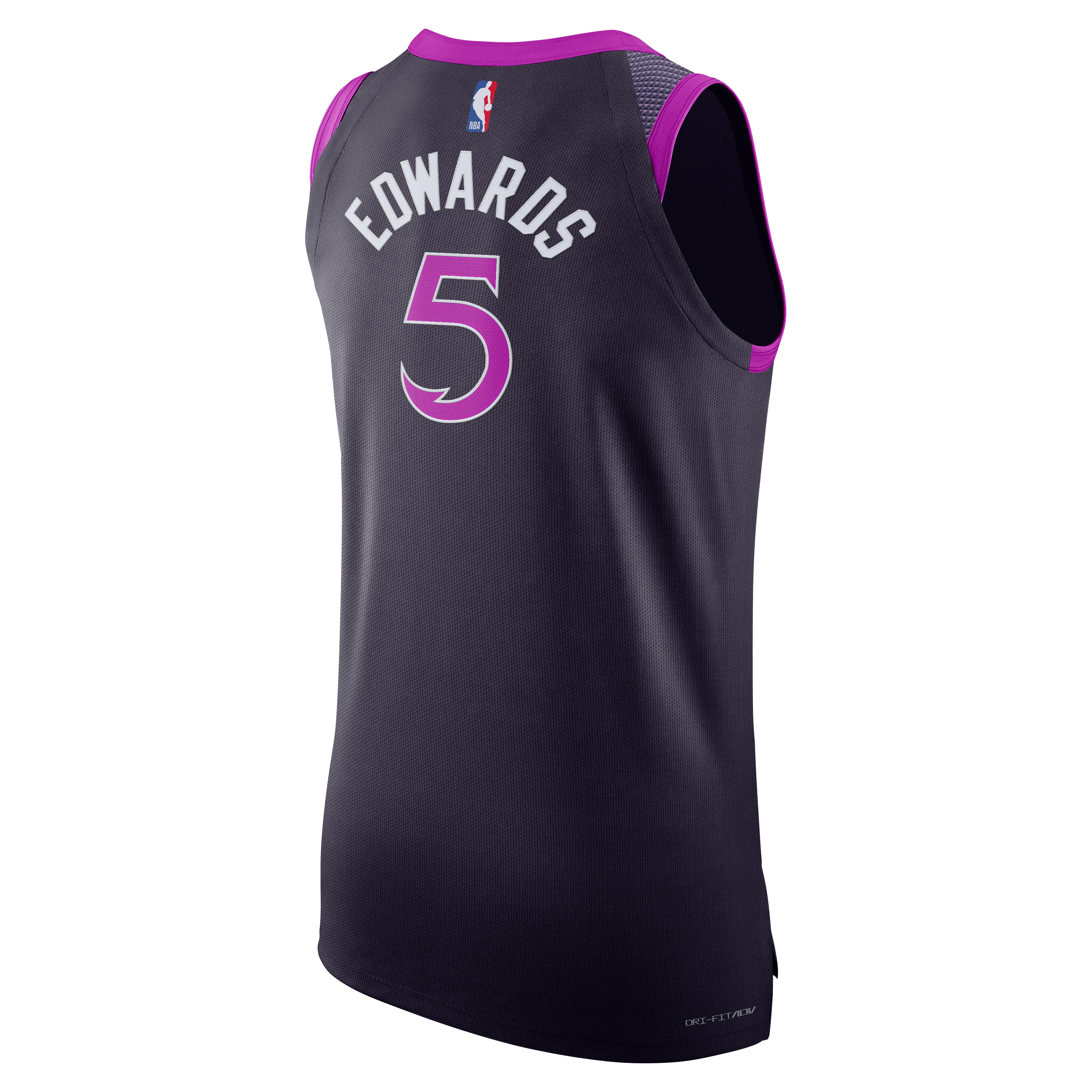 Игровая майка Nike Энтони Эдвардса "Миннесота Тимбервулвз" City Edition NBA "Purple Dynasty" — фото 2