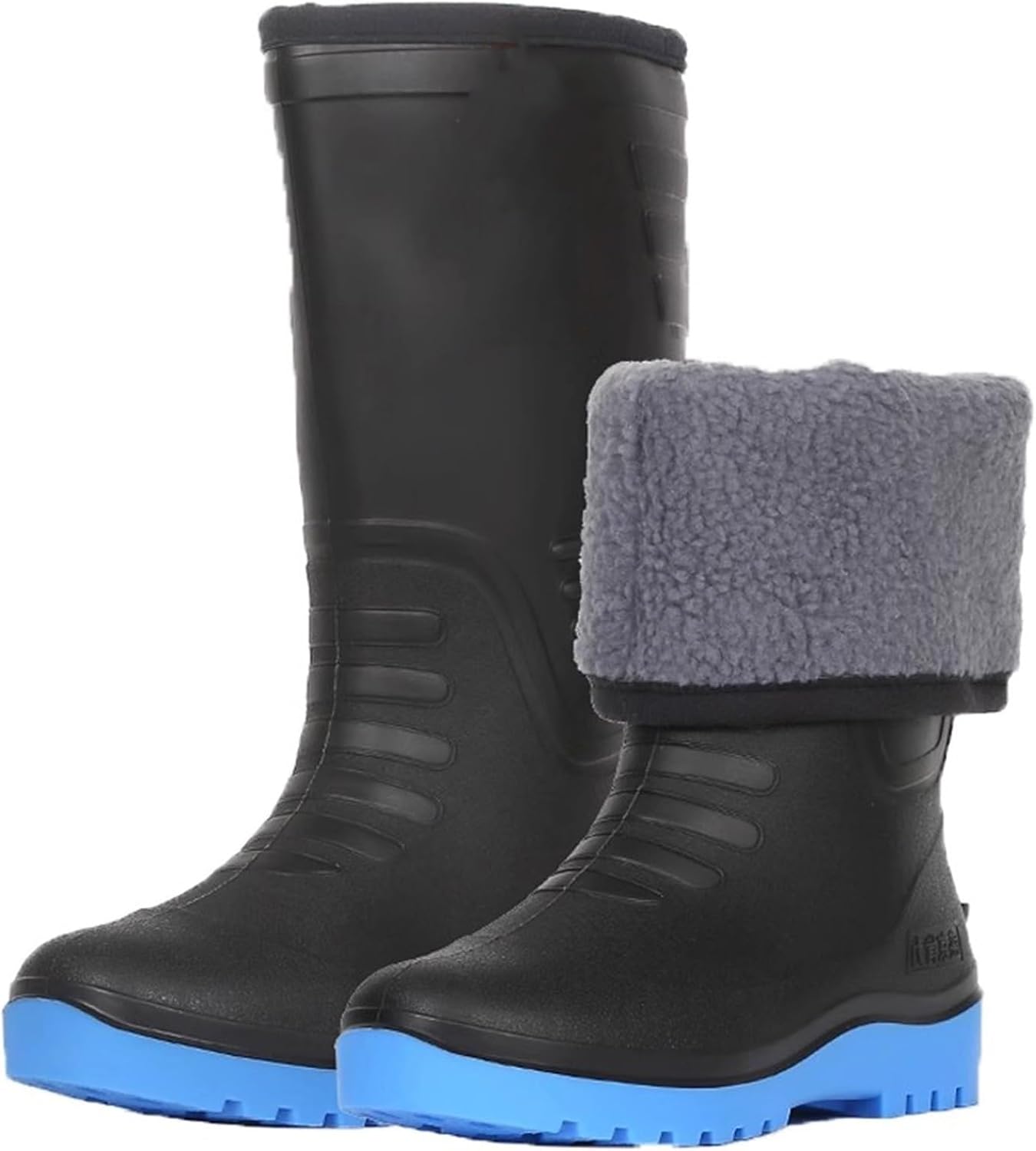 

Мужские теплые рыболовные забродные сапоги из ПВХ с износостойкой резиновой подошвой, подходящие для работы на открытом воздухе Bcomfy, черный