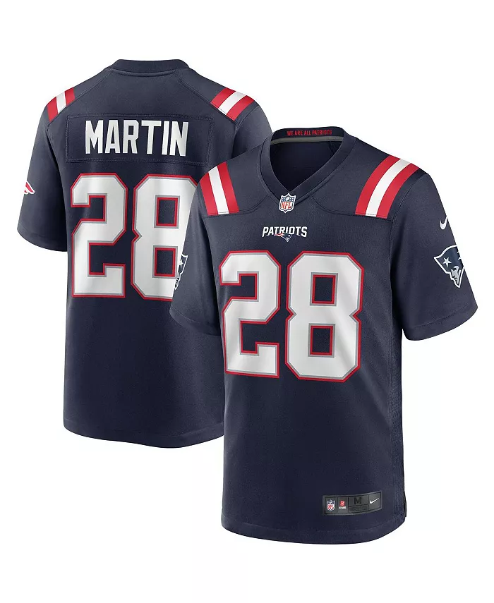 

Мужская футболка Curtis Martin Navy New England Patriots Game Retired Player Jersey Nike