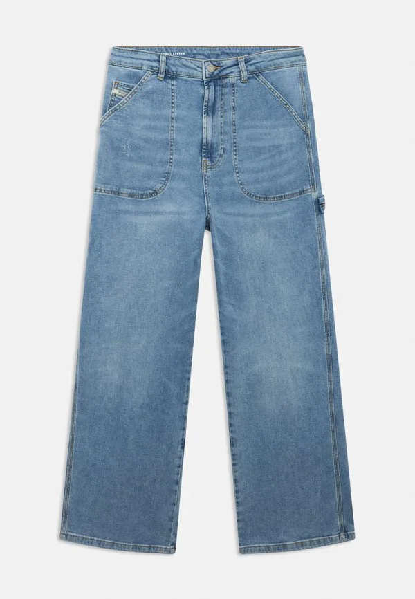 Джинсы унисекс свободного кроя d bart Diesel, Blue Denim